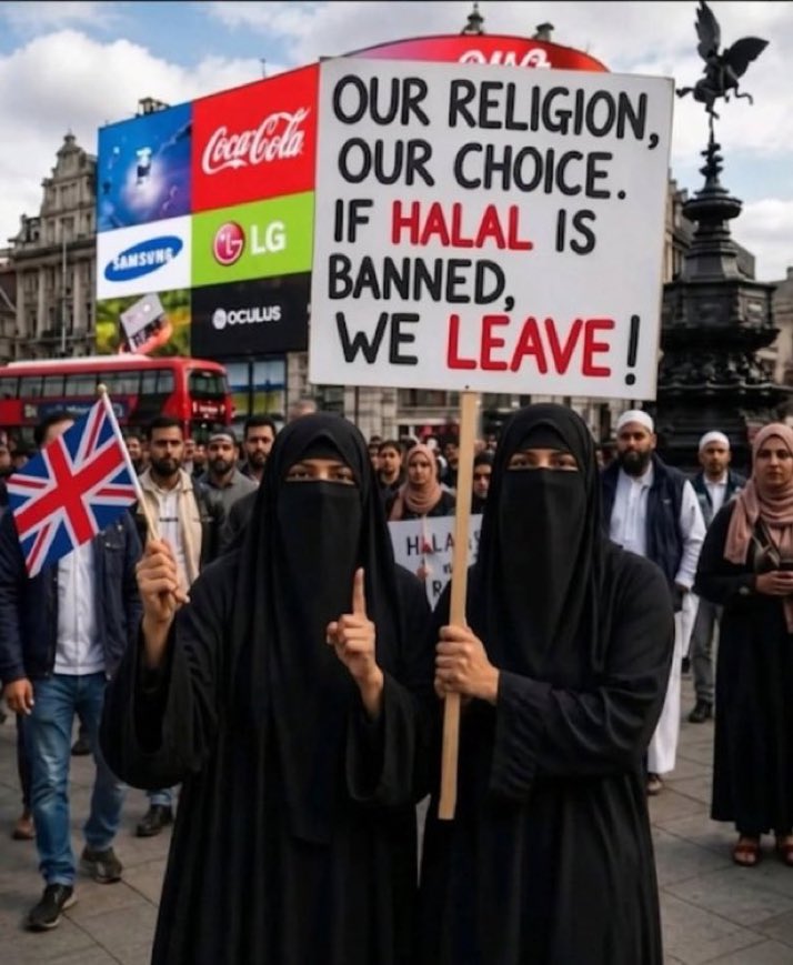 Neccccy's tweet photo. SIMPLE 

BAN HALAL !!!

PROBLEMS SOLVED https://t.co/liLp2THNqM