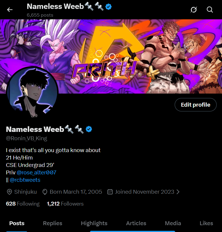 Nameless Weeb🔩🔩 tweet media