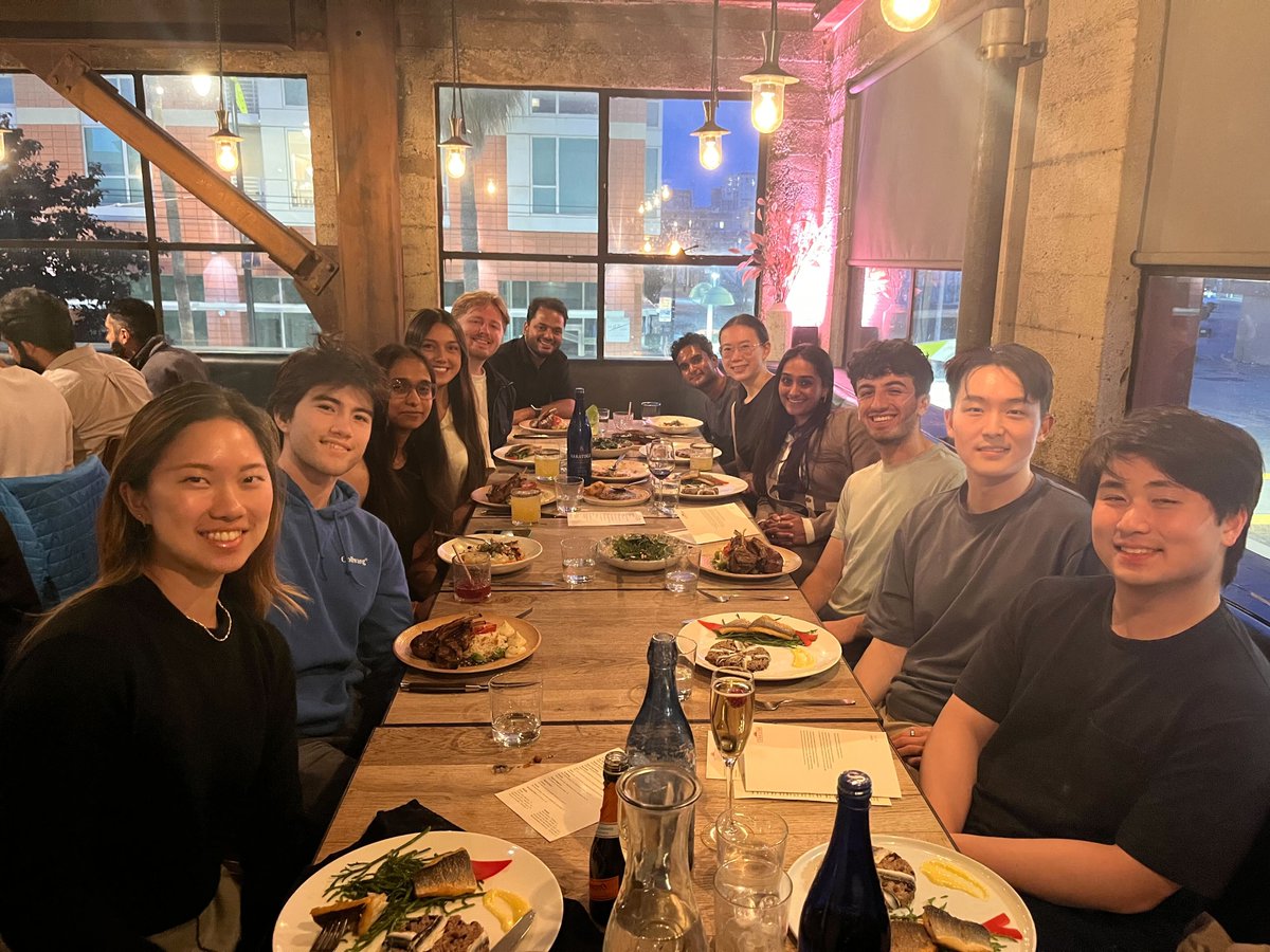 PatronusAI's tweet photo. Last week we hosted our quarterly RL dinner at Taksim in SF, bringing together a group of people doing post-training work at the frontier. The evening consisted of great Turkish food, sharp conversation and a room full of people shaping what's coming next! https://t.co/zWELE3REIW