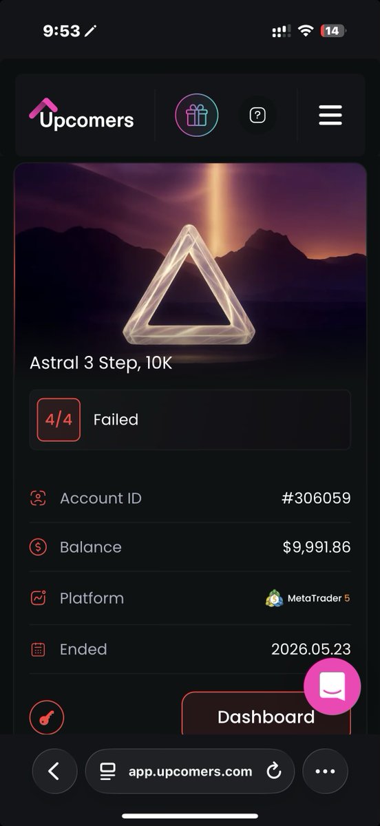 abhixAI's tweet photo. @JakubUPC Jakub please give me one chance I have no account left to trade with upcomers never get payout. https://t.co/6QfBoNdUwN