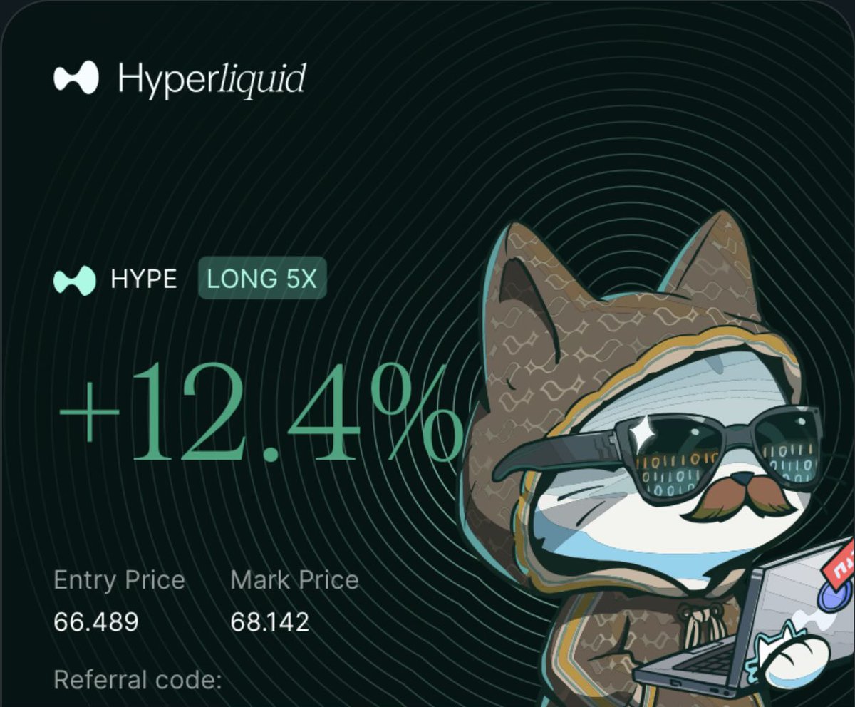 26Edlyn's tweet photo. Thanks for the entry Arthur 

This time will be different 🤡
hyperliquid:native https://t.co/kVHeYFaTMF