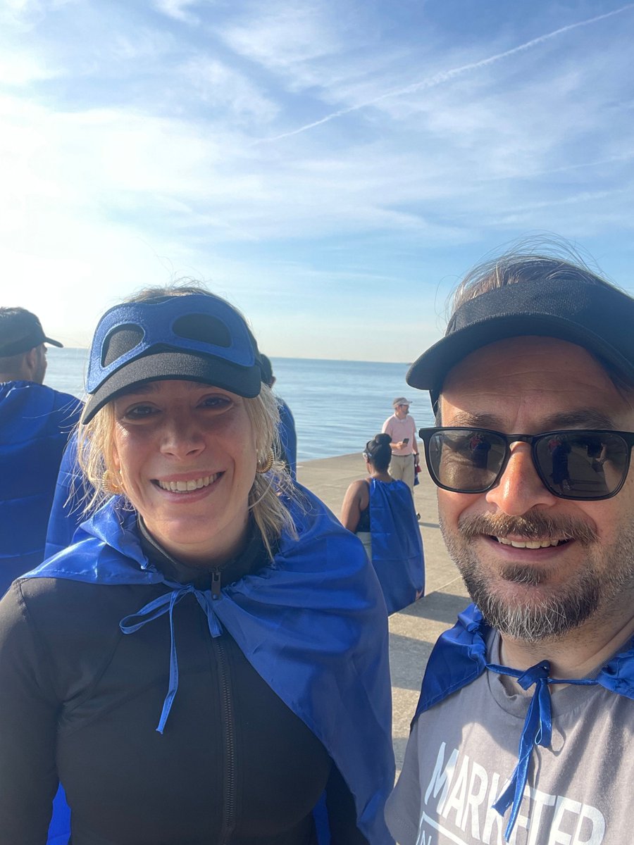 DevsUtd's tweet photo. Day 2 at #CNX26 and the energy is still high! 🚀

After an epic concert 🤘and after-parties last night, @patosapir and Francisca still made it up early for the Community Fun Run 🏃‍♂️🦸‍♂️ (cape and all!) 

What’s been your fav moment at #CNX26 so far? 👇

@MarketingCloud @salesforce https://t.co/BDREBJjADp