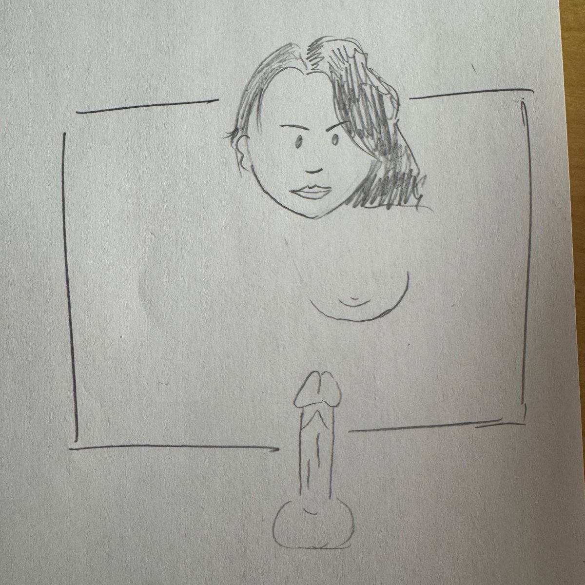 AdultCartoonist's tweet photo. @shemalejanice I simplified the picture down to the bare essentials.  😈 https://t.co/nPBaooJ5zN