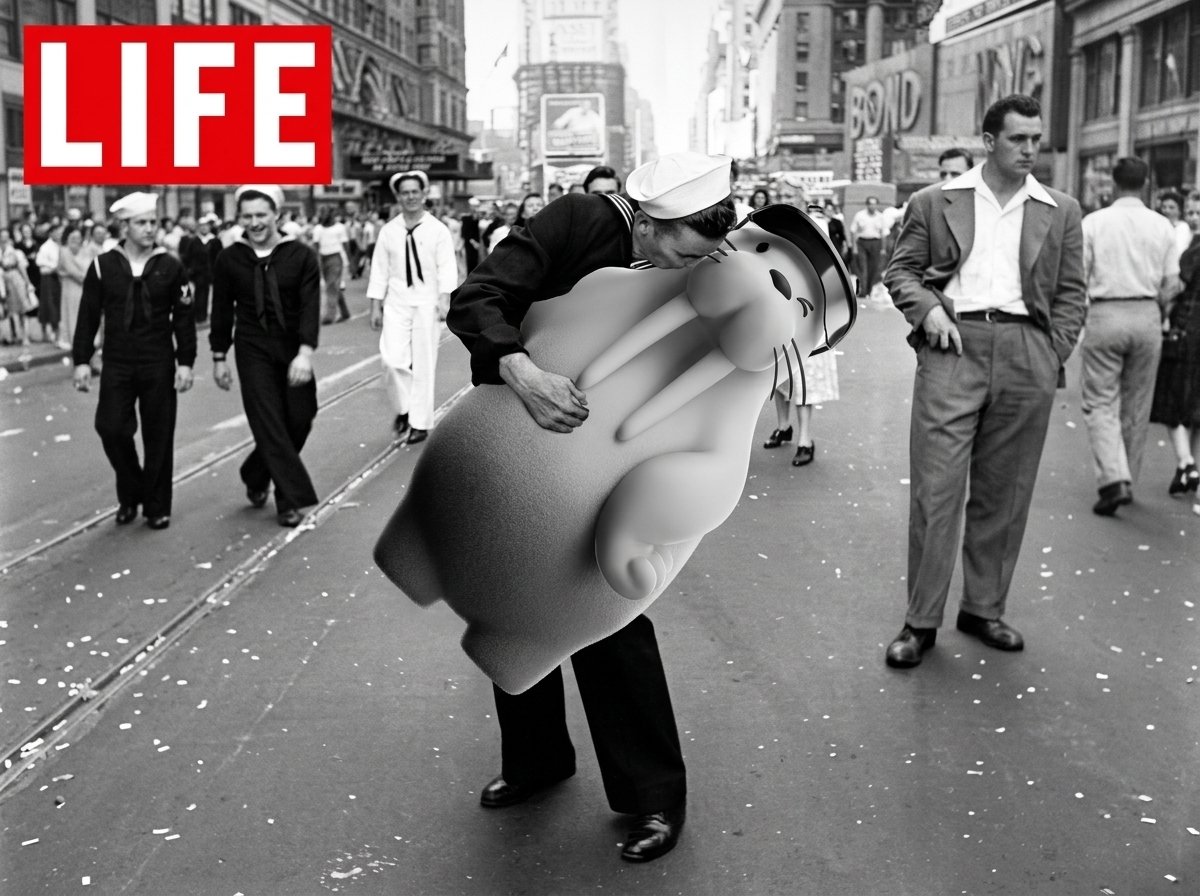 cumacenko65294's tweet photo. @WalrusProtocol @at_bellyseal Our walrus was strolling through Times Square when he encountered a group of sailors celebrating the end of World War II
@WalrusProtcol @at_bellyseal

Make it: https://t.co/W46pmublzY
Break it: https://t.co/BG30Jv16NM https://t.co/6m96wC3jHx