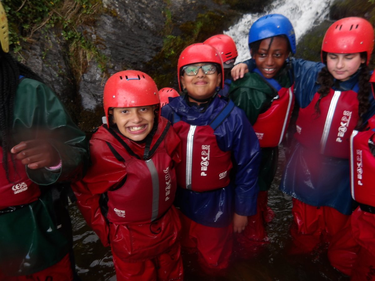 StPatricksTF1's tweet photo. Day 4 - Mrs Davies' group. Canoeing first and then gorge walk.  Getting wet was fun! https://t.co/SaAXxcS3e6