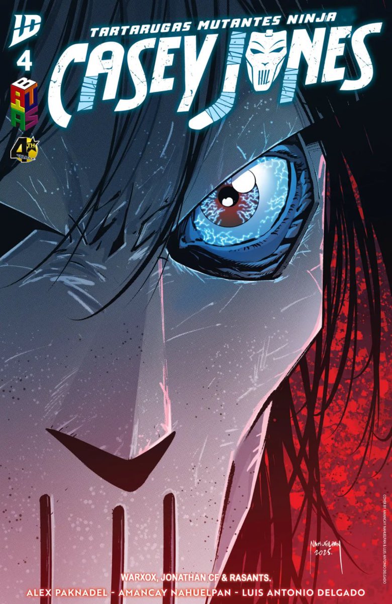 TheOldShinobi's tweet photo. Ludovic não odeia Casey pelo que ele fez. Odeia pelo que ele é — e pelo que nunca vai conseguir ser. Paknadel e Nahuelpan transformando inveja em combustível pra violência inevitável. 🥊 #TartarugasNinja #CaseyJones #IDW https://t.co/u82N9n83Nn