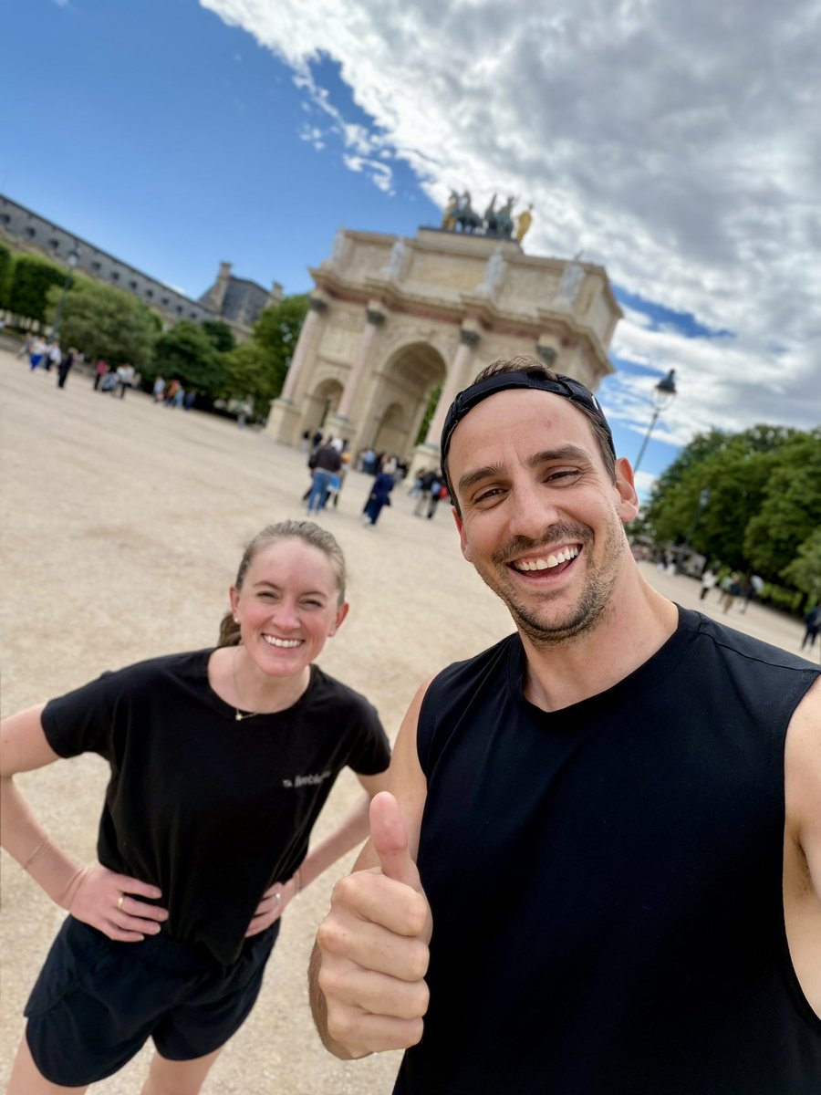 stevenfabre's tweet photo. GTM @liveblocks run around Paris with the one and only @stacyschmitzz https://t.co/HXeYpd8Pz9
