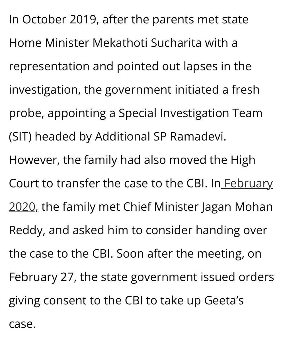 rj_4_all's tweet photo. Oct 2019 Lo SIT Vesi , Report Raaka Mundhe,
Feb 2020 Ki CBI Enquiry Kavali Ani Valla Mother Enduku Adigaro 

Naaku Ippatiki Artham Kaledhu

Hardly 4 Months… https://t.co/3hS4PEjem9