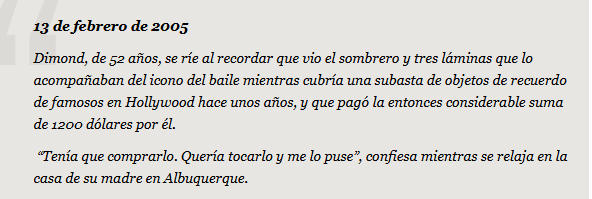 fei_rock's tweet photo. Pero la obsesión de Diane Dimond por Michael Jackson va más allá de la fabricación de bulos...

En 2005, Dimond compró en una subasta un sobrero fedora del propio Jackson por $1.200. ¿Qué persona en su sano juicio compra un sombrero de alguien que considera un depredador de niños? ¿Por qué Dimond querría tener en su casa el sombrero de alguien de quien afirmó tener un vídeo s*xual abusando de un menor?