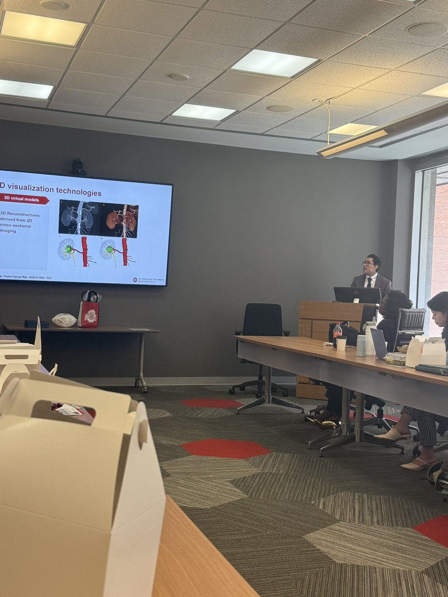 OSU_Urology's tweet photo. This afternoon our residents are driving! Residents and fellows presented some of their ongoing and hot-off-the-press research for our #VisitingProfessor Dr. Robert Uzzo, followed by a #JournalClub in his area of expertise! 
@FoxChaseCancer @Robert_Uzzo @eric_facs @OSUCCC_James https://t.co/EV9TjA4ait