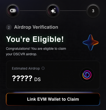 Crypto_Pranjal's tweet photo. DSCVR Airdrop Checker is Live!

✅ Check here: https://t.co/QiXsCHiVPV

If you forgot about DSCVR, it's one of those old projects many of us used 2-3 years ago.

Very likely it'll be dust, but yeah, checking is free.