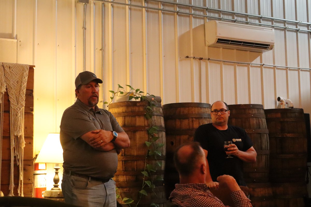 RedRiverBasin's tweet photo. This week the RRBC had our June board tour and meeting in and around Winkler, MB. We had an eventful day visiting Kroeker Farms, Bunge, Pembina Valley Water Co-op's Letellier water treatment plant, and Dead Horse Cider Co. Thank you to all who came out! https://t.co/6ymmY35Dgq