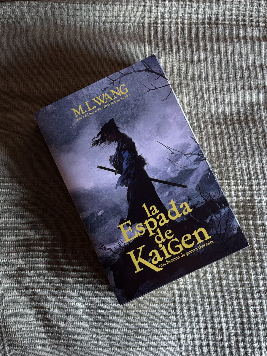 lxjelen's tweet photo. hola, he hecho una sobrecubierta para La espada de kaigen de ML Wang https://t.co/NReguPLAvW