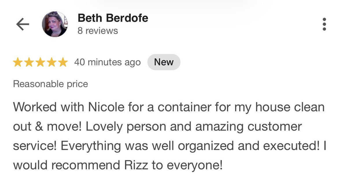 rizzcontainers's tweet photo. 5 star reviews make us so happy! 🌟🌟🌟🌟🌟 https://t.co/KQEw2HzjFR