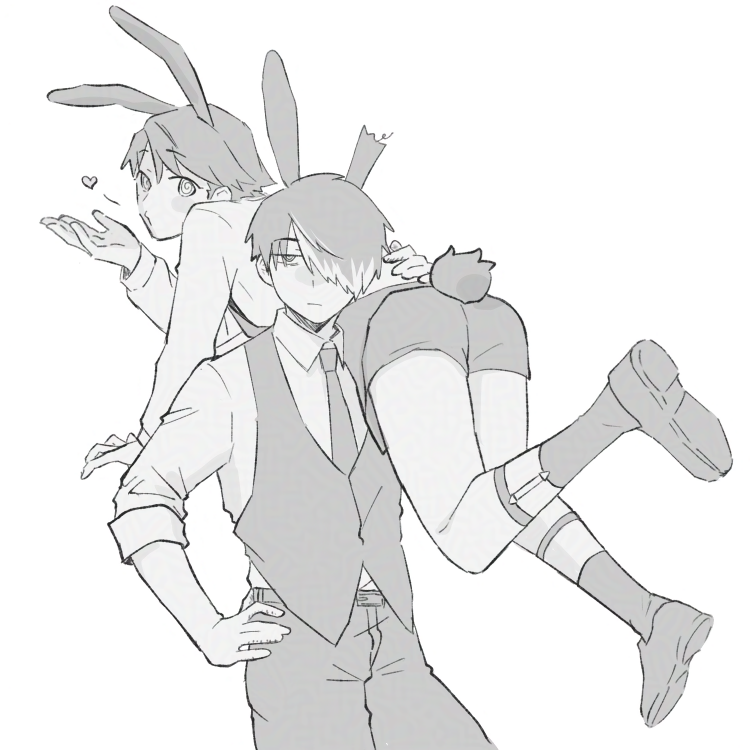 mori2_Satsui's tweet photo. 🐰🐰 https://t.co/obmCfeDPm4