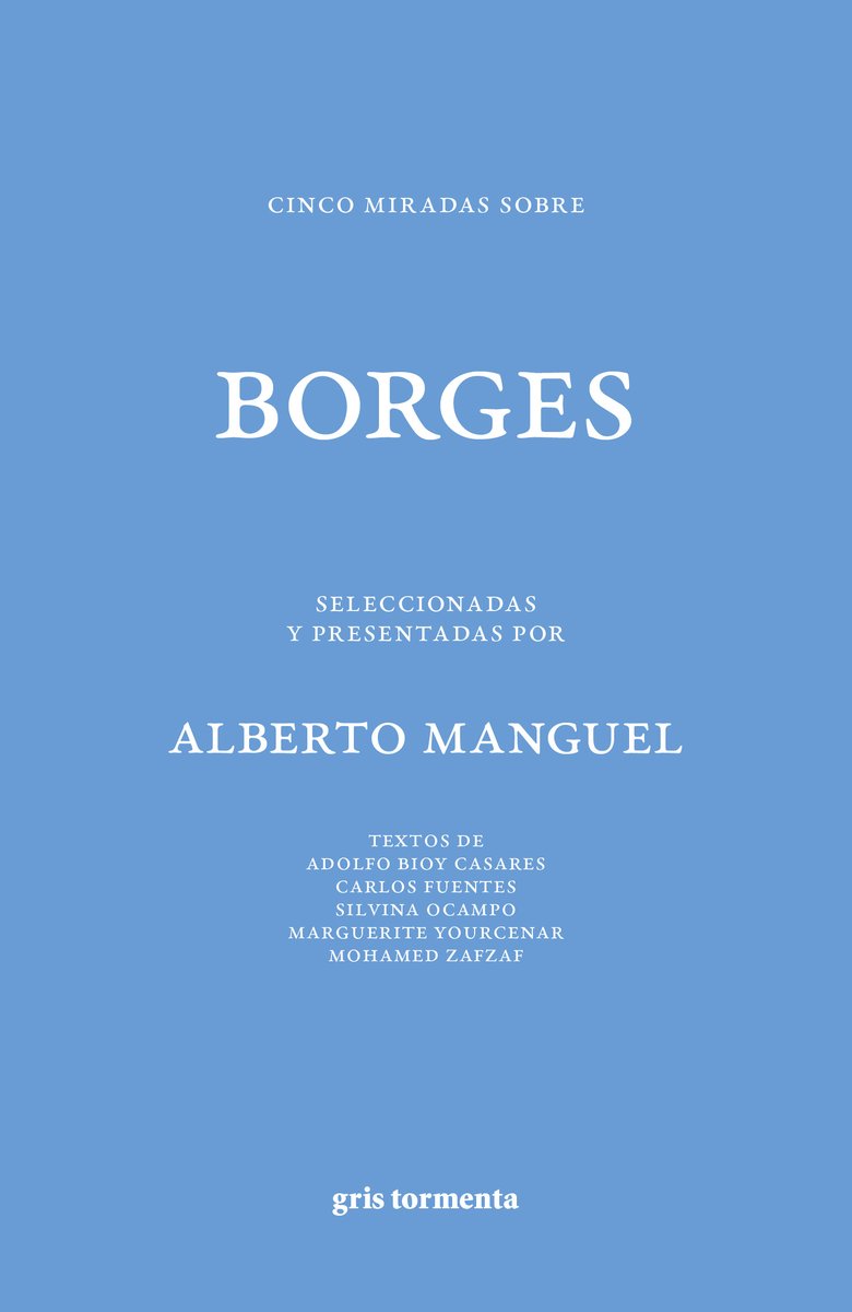 gristormenta's tweet photo. «Se cree que los ciegos lo ven todo negro —me decía—. Pero no, yo me  levanto y me acuesto envuelto en una espesa niebla amarilla que todo lo  recubre.» Marguerite Yourcenar en 'Borges o el vidente' (1987), texto seleccionado por Alberto Manguel para 'Cinco miradas sobre Borges'. https://t.co/mGWD6y0klH
