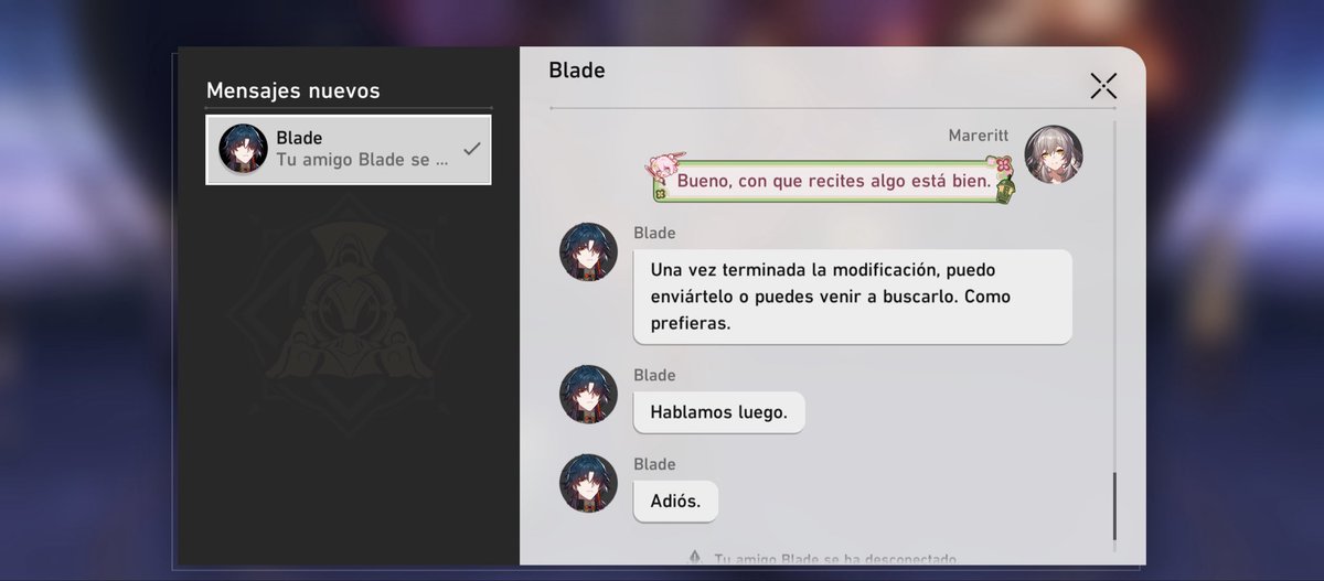 Coldlurk's tweet photo. Primero nos ofrece darnos algo forjado por el mismo (su manera de mostrar cariño) ¿Y luego nos va a grabar una canción de cuna personalizada? Awwww Blade ❤️‍🩹 https://t.co/XYlXXZuPHl