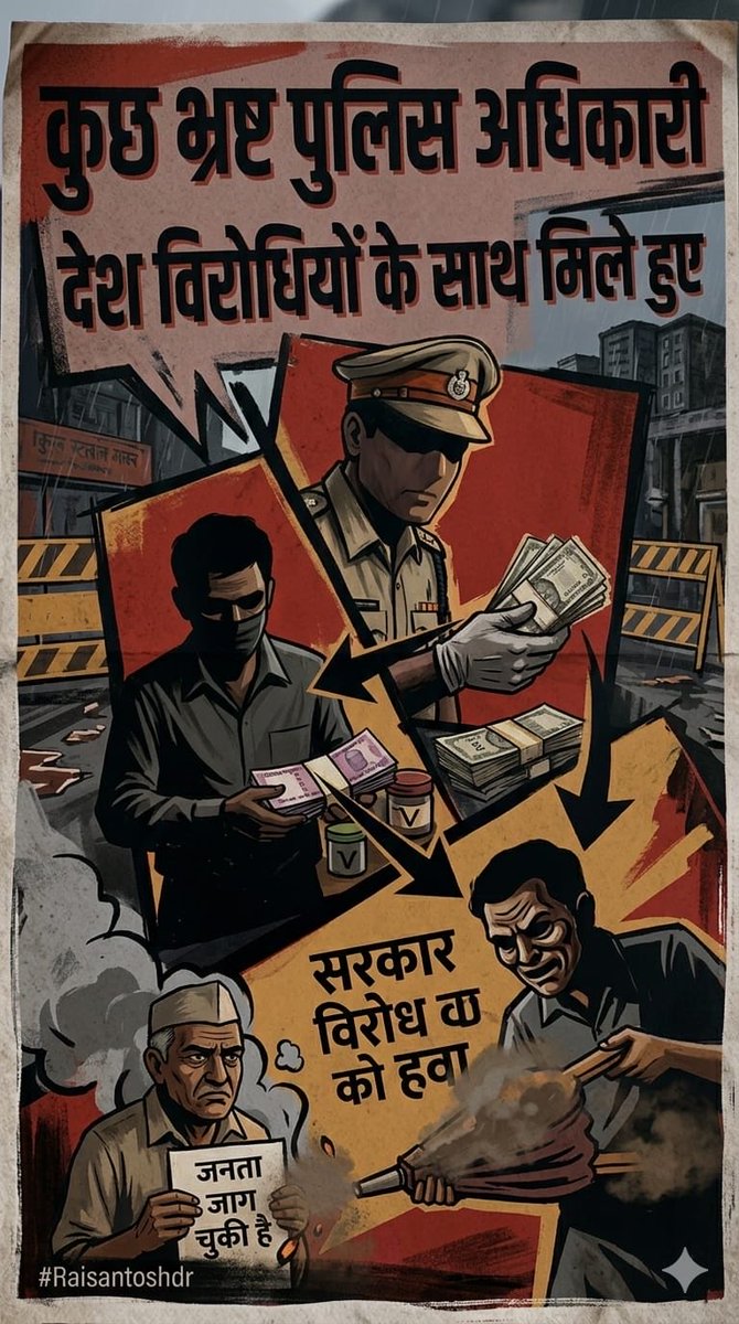 raisantoshdr's tweet photo. पुलिस के कुछ भ्रष्ट अधिकारी आम आदमी पार्टी की प्रॉक्सी काकरोच जानता पार्टी को हवा दे रहे है और मदद भी कर रहे है और ये लोग #SpecialCell #IFSO #CrimeBranch में भी है । इनकी पहचान हो और ख़ुफ़िया विभाग इन पर दृष्टि रखे ।
@AmitShah @CPDelhi @CellDelhi @DCP_IFSO @CrimeBranchDP https://t.co/Hvx4vhACA8