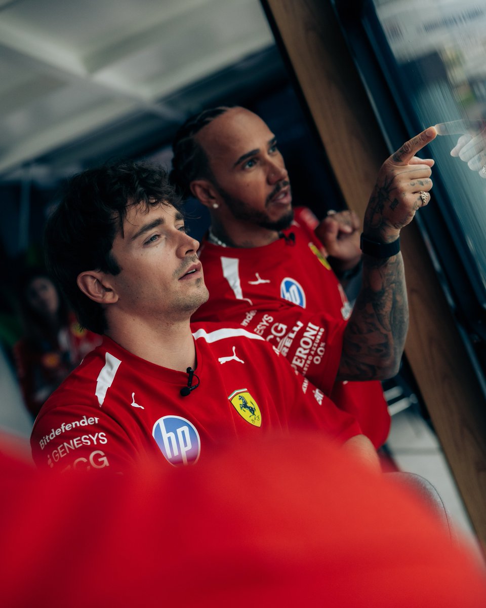 ScuderiaFerrari's tweet photo. When the neighbours argument sounds good 👂 https://t.co/Kcy9y0ZOjA