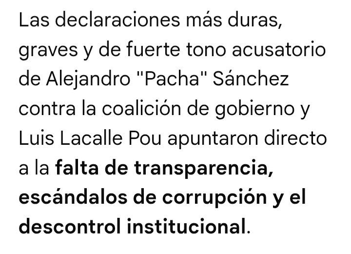 MarianaDat17974's tweet photo. @elpaisuy Hoy pide cuidar la institucionalidad! Tenga memoria ,a usted no le importaba ,algunas de sus declaraciones siendo oposición @pachasanchez 👇👇👇 https://t.co/qPsPoc5U5v