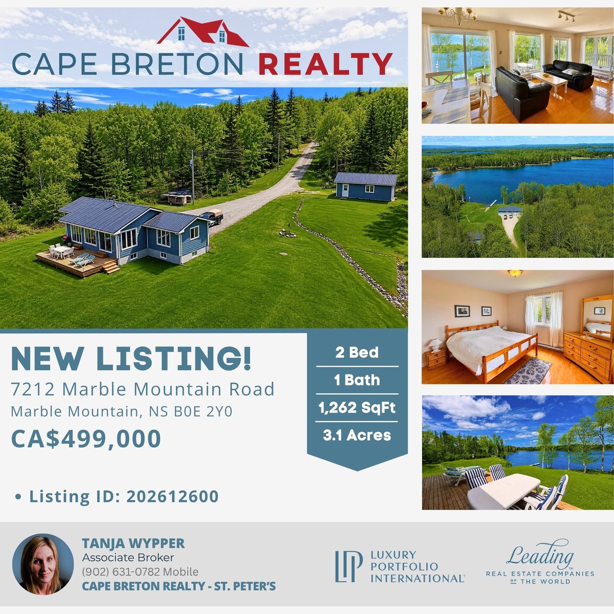 RealtyCape's tweet photo. New Listing | Marble Mountain Waterfront

A like-new, turn-key home on the Bras d’Or Lake with 370’ of waterfront, lovely views, a quiet protected bay setting, and fully furnished interiors.

View full listing details below.
https://t.co/v9qiq3iwiJ https://t.co/WQdjAoet1x