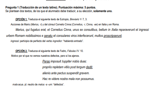 ubibene's tweet photo. Pues me da a mí que los textos de Latín de la PAU en Andalucía y Madrid tienen grados de dificultad muy diferentes https://t.co/YDaFtg7J6d