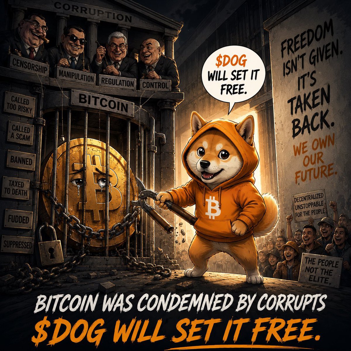 dogdamassa's tweet photo. @coingecko Don’t worry @Bitcoin 
$DOG Army is here for you https://t.co/zmSxBtvGkY