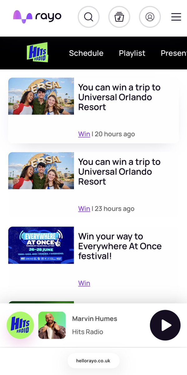 Oliver_Ing's tweet photo. There are 3x chances to win a 7-night holiday for four to Universal Orlando Resort on Hits Radio

https://t.co/geB9HuD8IA https://t.co/4O3ZNNfaEY