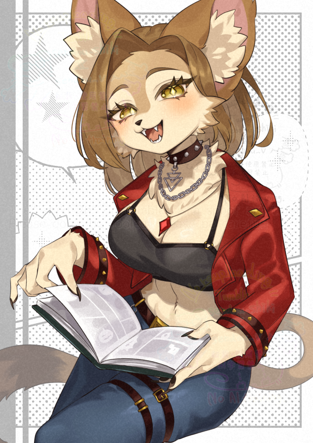 sendou_V's tweet photo. Commission🐱📕
久我ゆりさんのキービジュアルを描かせていただきました！
#久我展示 https://t.co/aISqR5u2F0