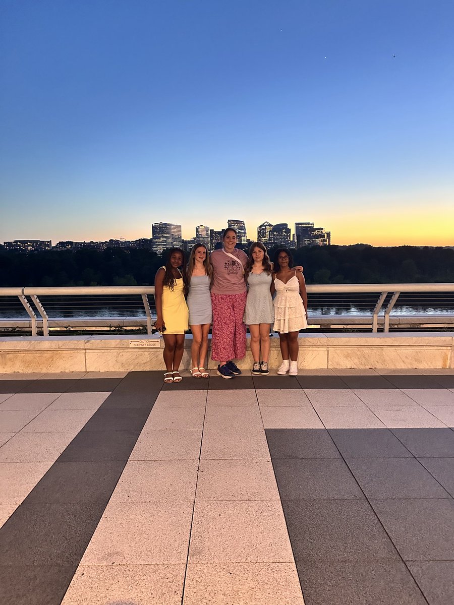 HackMSTigers's tweet photo. On the terrace of the Kennedy Center. A highlight so far! 👏👏 https://t.co/d8ZPjNfxBK