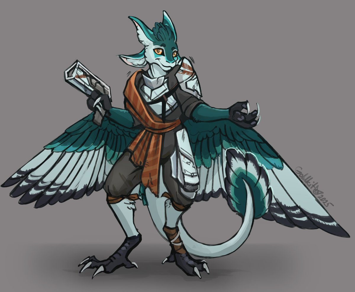 GoldkitArts's tweet photo. Commission for @GrayscaleGryph https://t.co/7cOoexPyq7