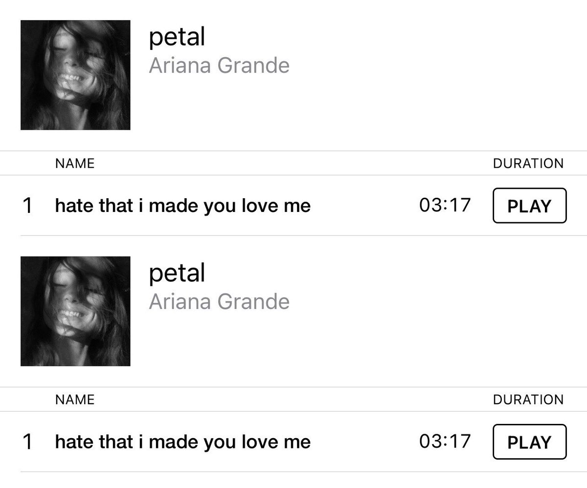 breakuptwice's tweet photo. US ARIANATORS 🚨‼️

there are currently 10 verisons of "hate that i made you love me" by Ariana Grande available to purchase on iTunes.

it costs a total of $7 USD to purchase of all these. it costs less than TEN dollars to show your support to your favorite artist. LOCK IN. https://t.co/uW7eHegYKU