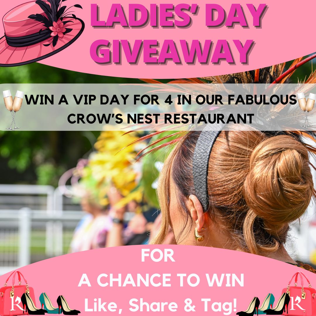 Redcarracing's tweet photo. 👗 LADIES’ DAY RACEDAY GIVEAWAY 👗
Win a VIP day for 4 on Sat 20th June 🥂
Includes: private table in Crow’s Nest, 
To enter: 👍 Like | 🔁 Share | 👯 Tag friends on our FACEBOOK Page.
🍀 Good luck!
❗️SCAM WARNING: We’ll never ask you to click links to claim a prize. https://t.co/kpuSsmYjgF