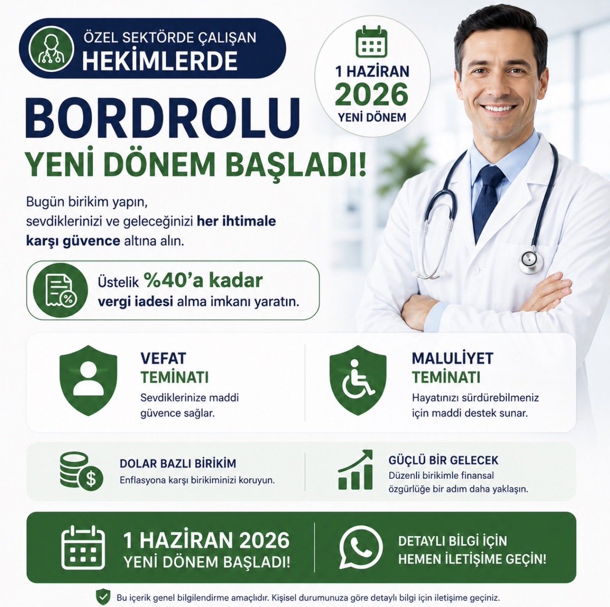 mr_nesim's tweet photo. 🩺 Özel Sektörde Çalışan Hekimlerin Dikkatine⚠️

#HekimlereÖzel #BordroluYeniDönem #DolarBazlıBirikim #Vergiİadesi #VefatTeminatı #MaluliyetTeminatı #FinansalGüvence #AgeSA #Birikim #Sigorta #GeleceğeYatırım #Doktorlar #ÖzelSektörHekimleri #BirSigortadanFazlası https://t.co/MQHZ1XyOT6