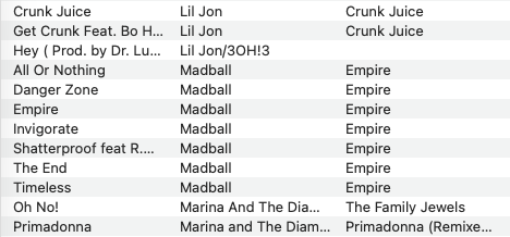 rozanovmanager's tweet photo. Was able to pull up the song list on my ipod shuffle. My 2013 lifting playlist was kind of fire https://t.co/Vw4orKAzsR
