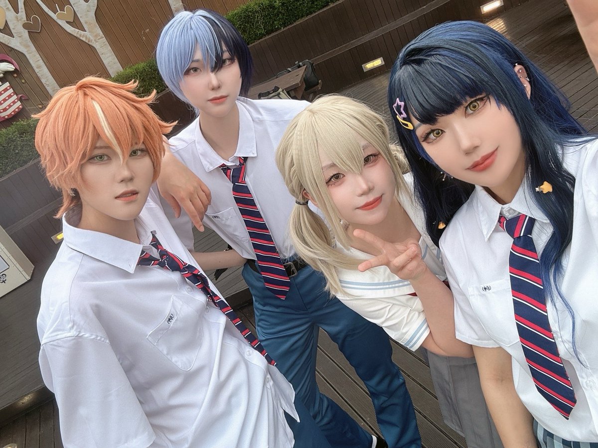 wave_Ixm's tweet photo. 夏VBS✌️

 #prsk_cos https://t.co/mYsf0kCL9M