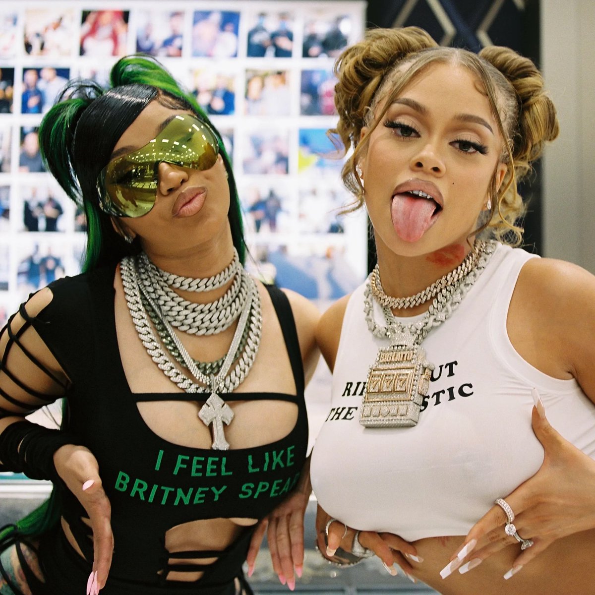 g0atalexis's tweet photo. On The Breakfast Club this morning, Latto confirmed the diss was about Cardi B and said they’re not friends. She said it left a bad taste in her mouth because Cardi had her number but apologized on Twitter instead of reaching out directly. Cardi didn’t text her until 2 months later.