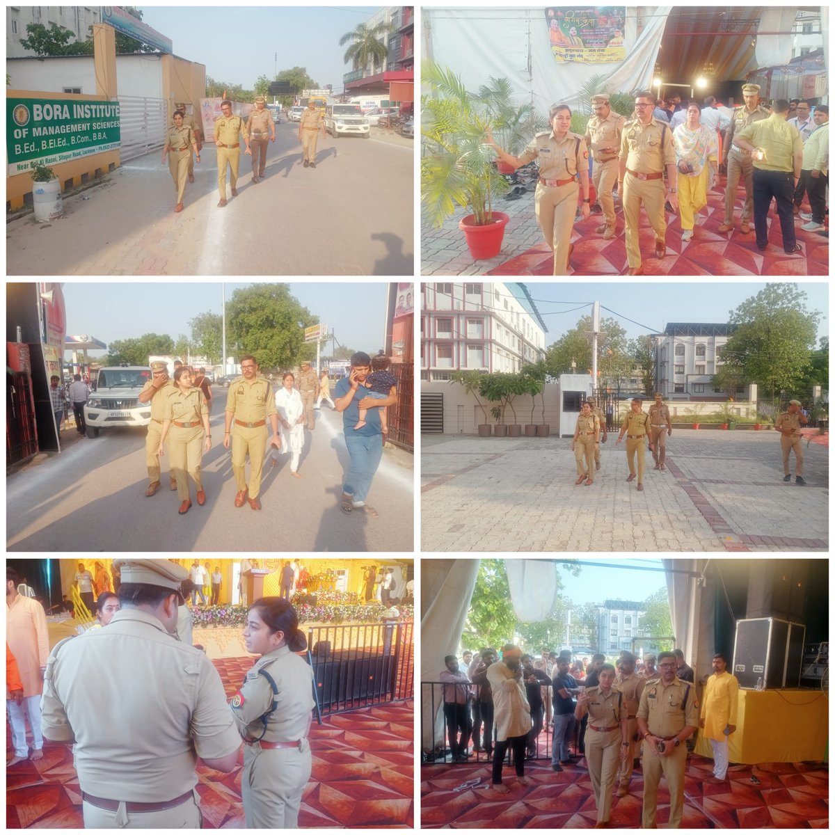 dcp_north's tweet photo. @dcp_north👮🏼♀️🚔🚨 के निर्देशन में #adcp_north महोदया द्वारा थाना सैरपुर क्षेत्रान्तर्गत कल प्रस्तावित VVIP कार्यक्रम के दृष्टिगत कार्यक्रम स्थल का निरीक्षण कर सम्बन्धित को दिये गये आवश्यक दिशा-निर्देश।
@lkopolice
@Uppolice
@dgpup https://t.co/ejLKOLRIq8