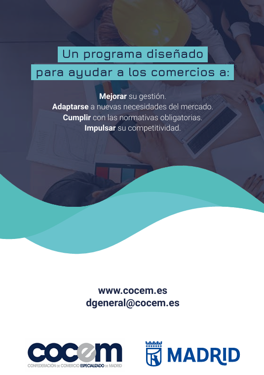 acemaelectro's tweet photo. Disponible para los asociados, el convenio de colaboración entre el  @madrid y @COCEMComercio 
Convenio de gran interés para los comerciantes  y en el que pueden participar las tiendas de manera gratuita.
@MADRID 
@COCEMComercio https://t.co/aoBMvxxiSl