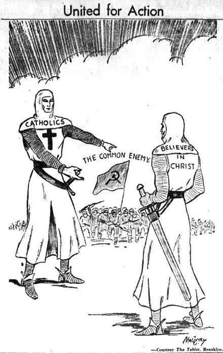 Gundamritter's tweet photo. This is why the woke progressive movements did fight against the catholic church in every country: closed churches, murdered or imprisoned priests, monks and nuns, closed the religious schools and seized church property. Because the Church "was so woke". https://t.co/RQSOuchu83