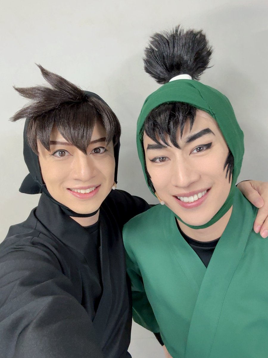 ikko0305cho's tweet photo. 忍ミュ16弾17公演目
今日は2公演頑張った！！！
留三郎の挨拶笑った〜🤣
昨日写真撮ってくれないってそりの挨拶で言ってたから撮らせてもらいました！
夜はクモタケみんな来てくれたし(写真撮れてない)、そして、すばるも来てくれた🥹
泣きそうになるから会いたくないって言ってたらしい。可愛すぎ。 https://t.co/8oiZChqe0n