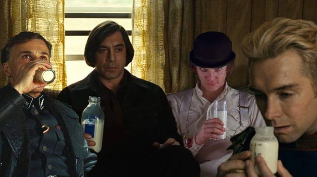 Teslimatttt's tweet photo. Why is it that the most terrifying villains always have the weirdest dairy habits? https://t.co/TFjIgZRdy3