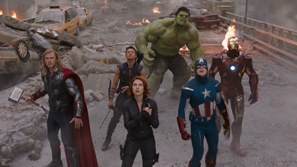 wellirito's tweet photo. @ashishK_tweets That's literally the set from "The Avengers", look at the car on the left... Same car, same place. https://t.co/BPwfyNEtza