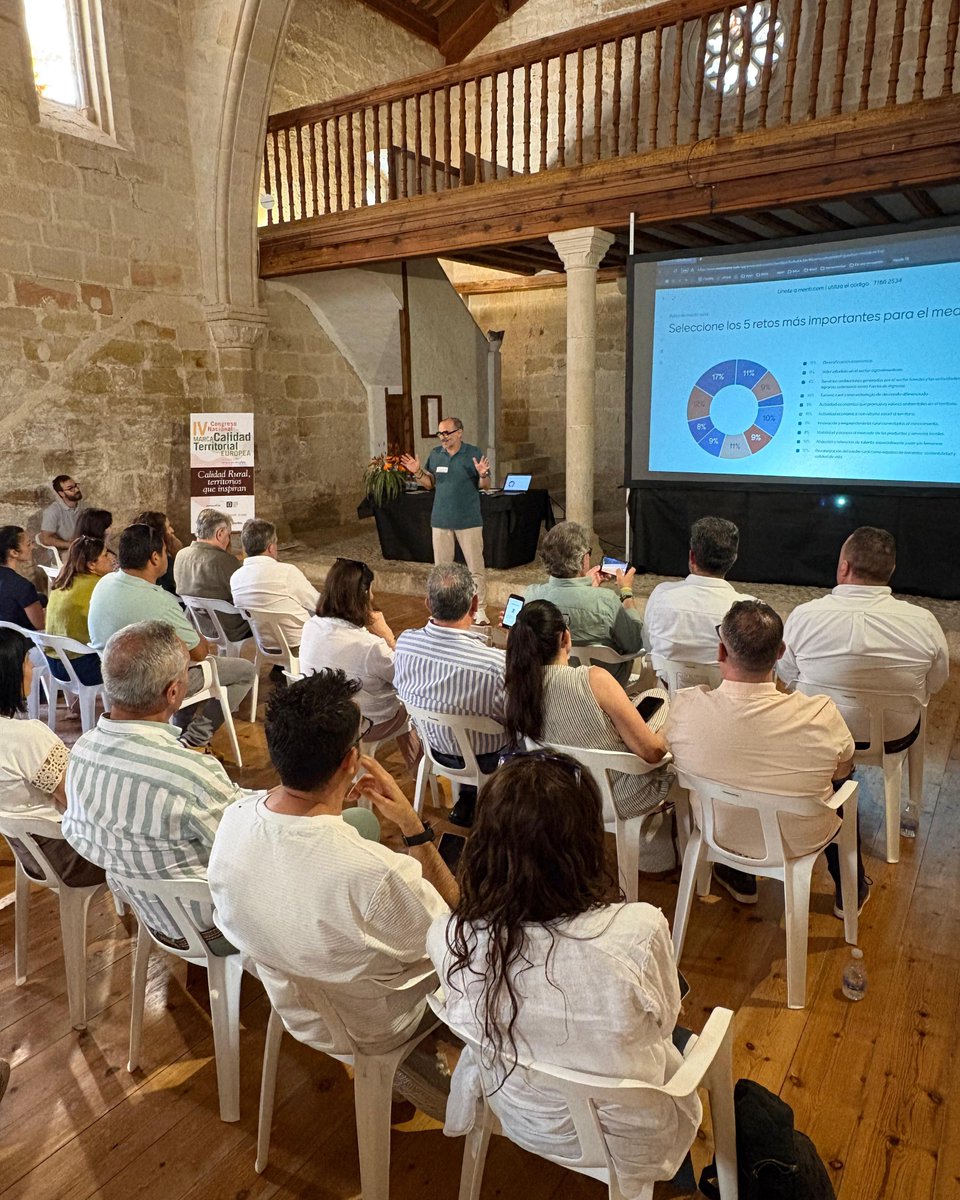 CalidadRuralES's tweet photo. ⭐2ª jornada del IV Congreso Nacional de la Marca de Calidad Territorial Europea, en #Matarraña, con representantes de territorios certificados para compartir experiencias, generar nuevas alianzas y avanzar en la construcción de una visión común
https://t.co/54jPG4sOTe https://t.co/cOZpTpPl3Y