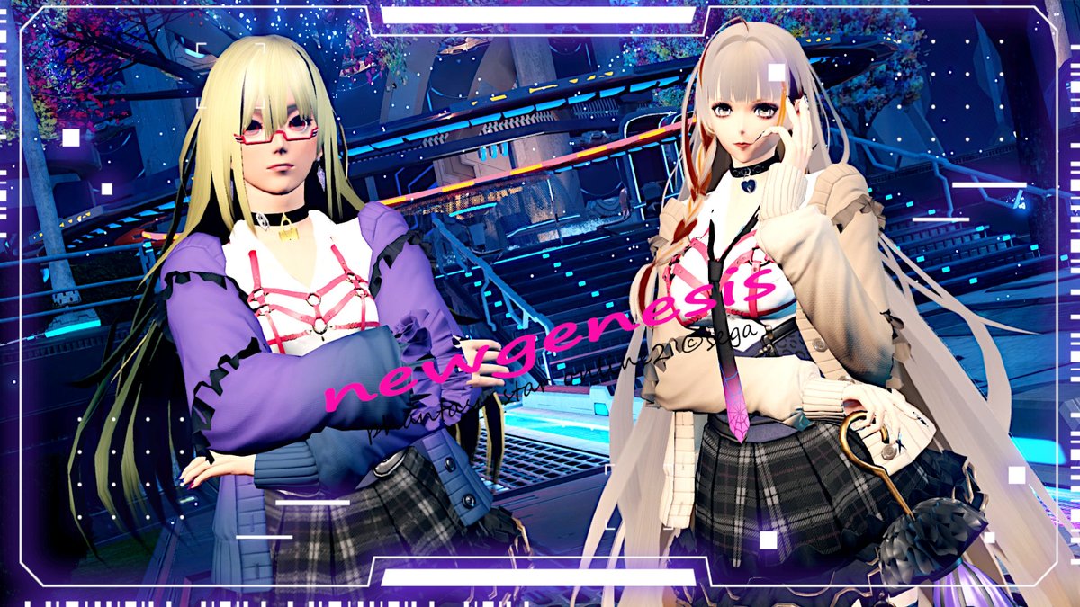 pso2daiya's tweet photo. #PSO2NGS #ダイヤのマイコーデ #ngsT2顔
今日のSSはチムメンのシュリちゃが好きなメロコ服を新調したとの事でお揃いでダイヤの姉で撮ってきました(*^^*)
2枚目は隊長とソフィア・ヴァレンタイン服で💖
3枚目は撮り置きしていたダイヤの姉でシーカリエラです♪ https://t.co/Wm1M6VaERm