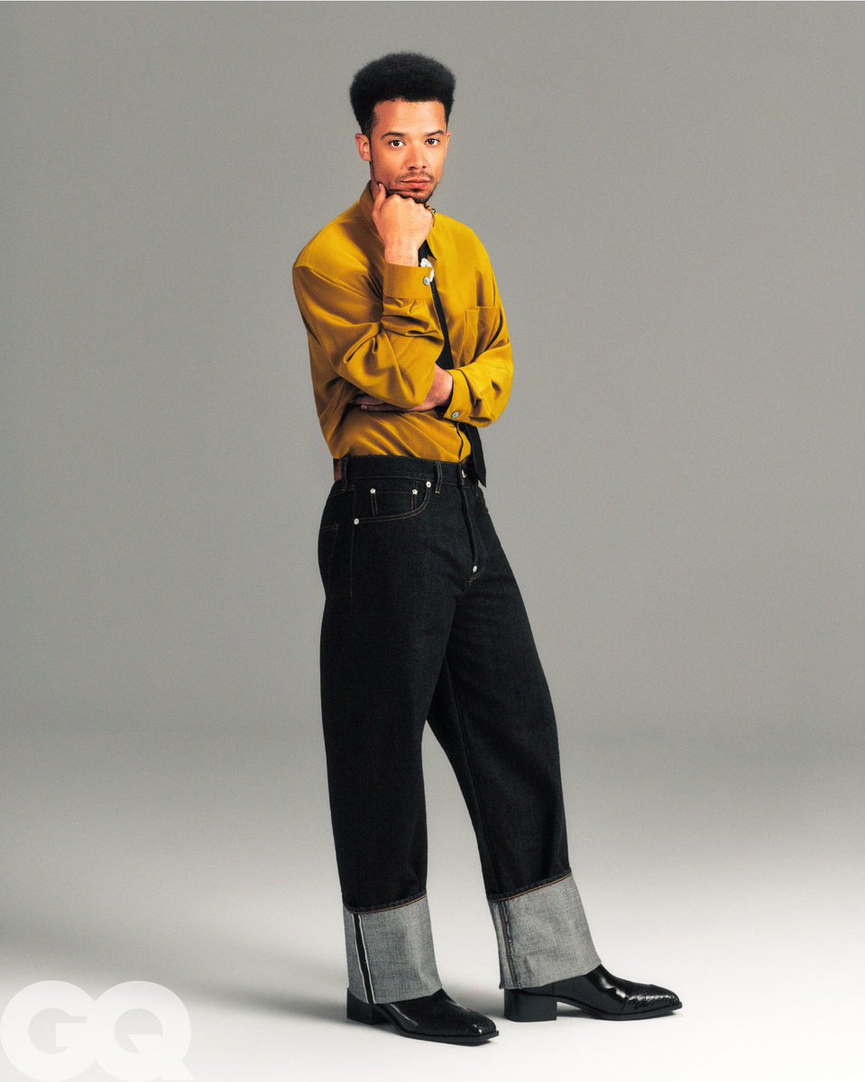 GQMagazine's tweet photo. Delainey Hayles tells GQ that working with Jacob Anderson was like having “a big brother on set” when she joined #IWTV in season two. https://t.co/6HKA0Eb0Zv https://t.co/Zzc8zxnfnl