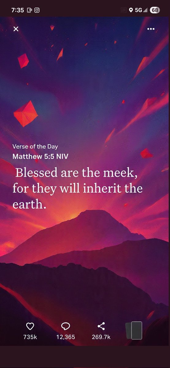 imagodjerusalem's tweet photo. #bibleverse #matt 5:5 I will be posting Bible verses to X instead due to ig's regulation on duplicates. https://t.co/dAMFO5FdCN