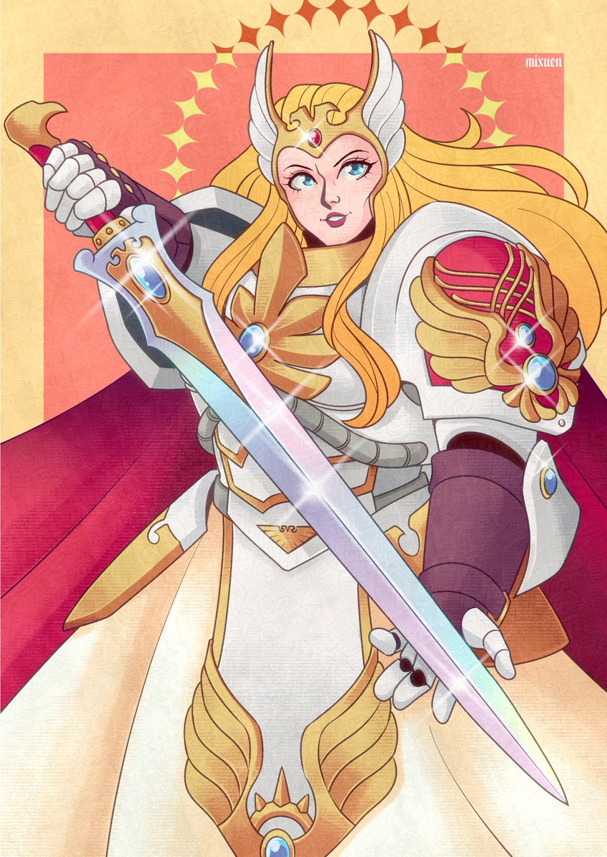mixuen_chan's tweet photo. She-Ra, Princess of the Solar Watch, Defender of the Sol System 🌟

"For the honor of the Emperor!" https://t.co/tzceo3CPw5