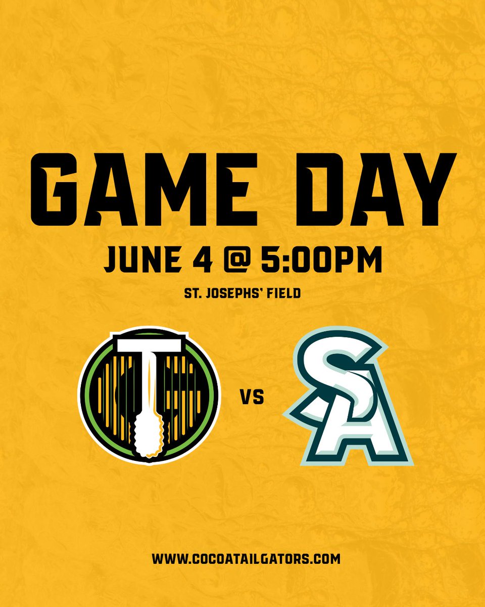 cocoatailgators's tweet photo. Tonight we play the Sardines at St. Josephs' Field at 5:00pm! ⚾ Watch live here https://t.co/LLoykM0ZhP https://t.co/9iQfOMdvWW