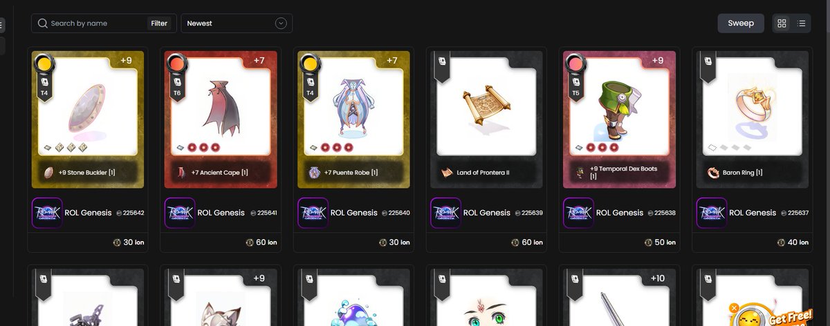 HailCorporate's tweet photo. Immediately after the @ROL_Genesis maintenance ended we saw someone mint onto the blockchain and list what can only be described as a quitting sale. A full set of gear from top to bottom.

Genuinely I was expecting a big patch today. Exactly one month after the last, which came exactly one month before another.

Instead we got a lackluster event with rewards genuinely no one cares for; and another Gacha which includes yet another rerun of Sealed MVP Cards, what should have been limited further tanking their value.

There have been multiple high value listings over the past week as well that at those prices maybe a few months ago they wouldn't have lasted seconds on the marketplace. Today there's no reason to minmax.

Last Tuesday there was yet again no competition during the War of Emperium. The only other guild on the server chose not to show up and who can blame them. There's nothing on the line. The flywheel has stopped spinning.

I still can't get over the idea that management or whoever decided to exclude @ROL_Genesis from the major event for lack of participants to host a qualifier.

It's like whoever's running the show didn't get the memo that that's literally what everyone was waiting for. That that's literally what players who are on hiatus said they would come back for. That that's literally what some guilds buy into servers for.

What it FEELS like is that the server has recouped costs and more, and is now running on maintenance mode until end of contract.

I want to be wrong. I want @ROL_Genesis , @MaxionLabs , @Ronin_Network , @jarindr whoever to PUBLICLY say that the game that dominated the top spot on Ronin Market isn't slow rugging.

Because it's not like there aren't options. Players have been spelling out what they'd like to see for months. But between the deadend canned responses on Atlassian via Tickets or the Kafras on Discord who literally never say anything of substance players voices have been lost to the void.

I've got multiple posts raising all of these concerns alongside a plethora of suggestions on ways to improve the experience of the players who remain as well as make the server appealing to new/returning players.

I went and used GROK to summarize all those posts as well and threw them into a Google Sheet because why the hell not. Maybe that'll be easier to digest. That'll be linked in a reply.

Can't say I didn't try. At this point it's pure negligence that will kill this server if it isn't already dead.